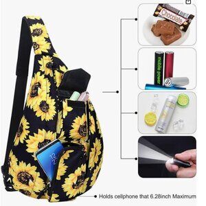 HAWEE Travel Chest Bag Sling Shoulder Bag Backpack Crossbody Shoulder Bag